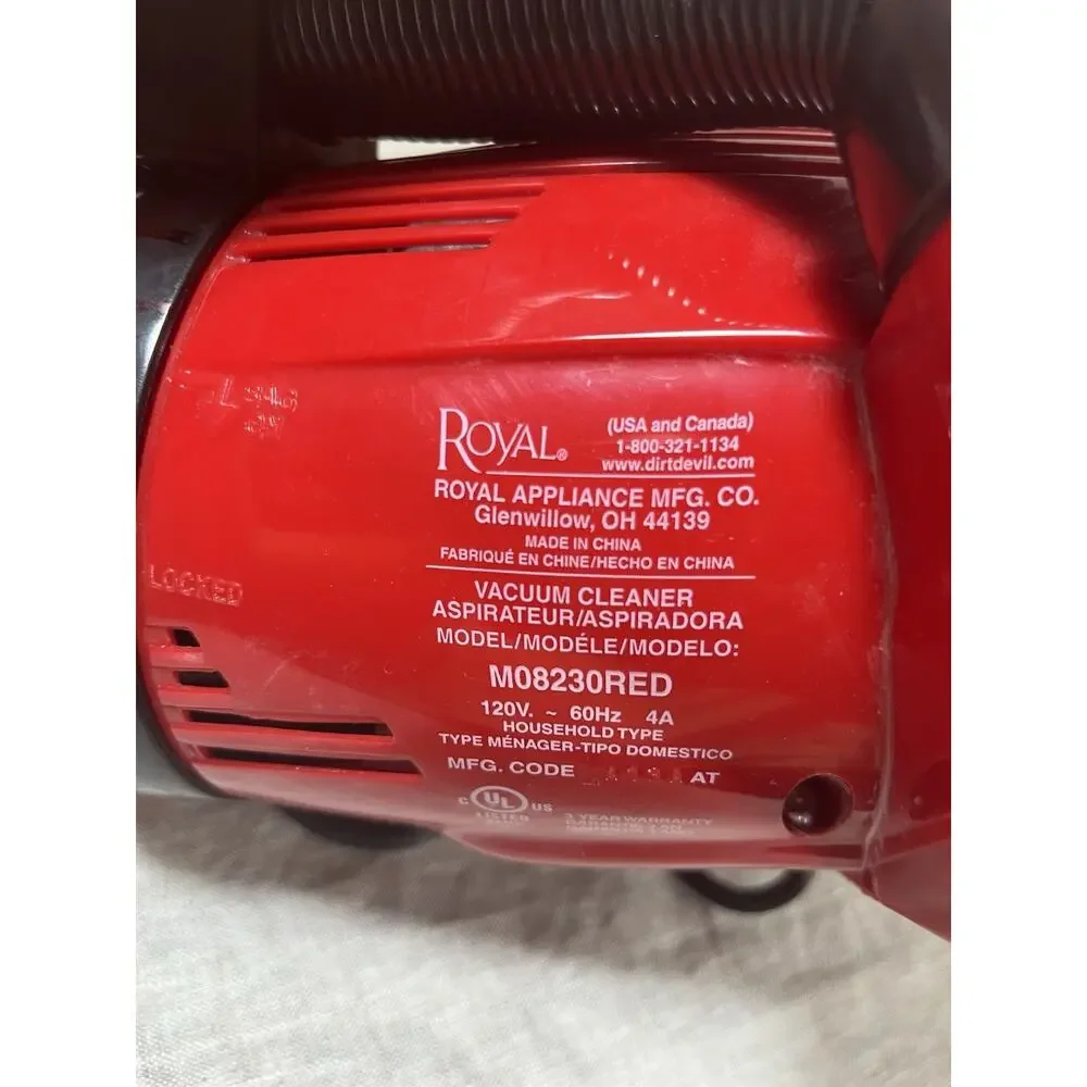 Dirt Devil Ultra Red Handheld Vacuum Cleaner